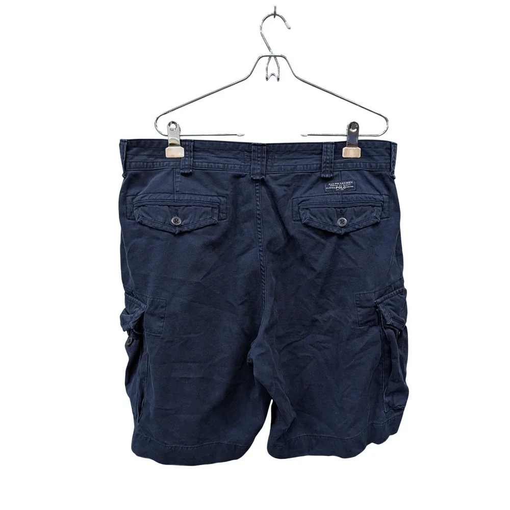 Polo Ralph Lauren Men's‎ Navy Blue Classic Polo Chino Cargo Shorts- Size 38